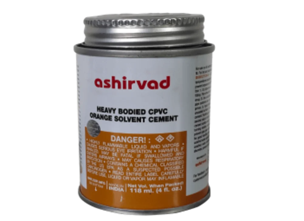 2 Step CPVC Heavy Duty Orange Solvent Cement — image 1