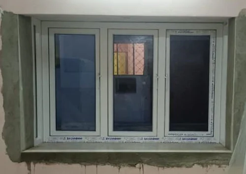 3 Track Sliding UPVC Glass Hinged Window — image 1