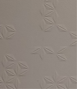 3D Geometric Rosy Brown Wall Panel / Laminate — image 1