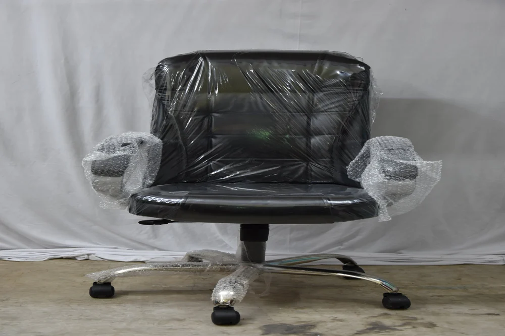 Adjustable Leather Office Chair — image 1