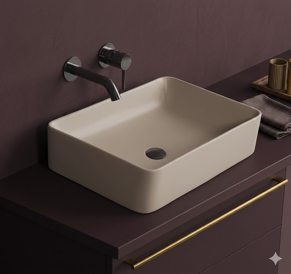 Armani Beige Table Top Wash Basin — image 1