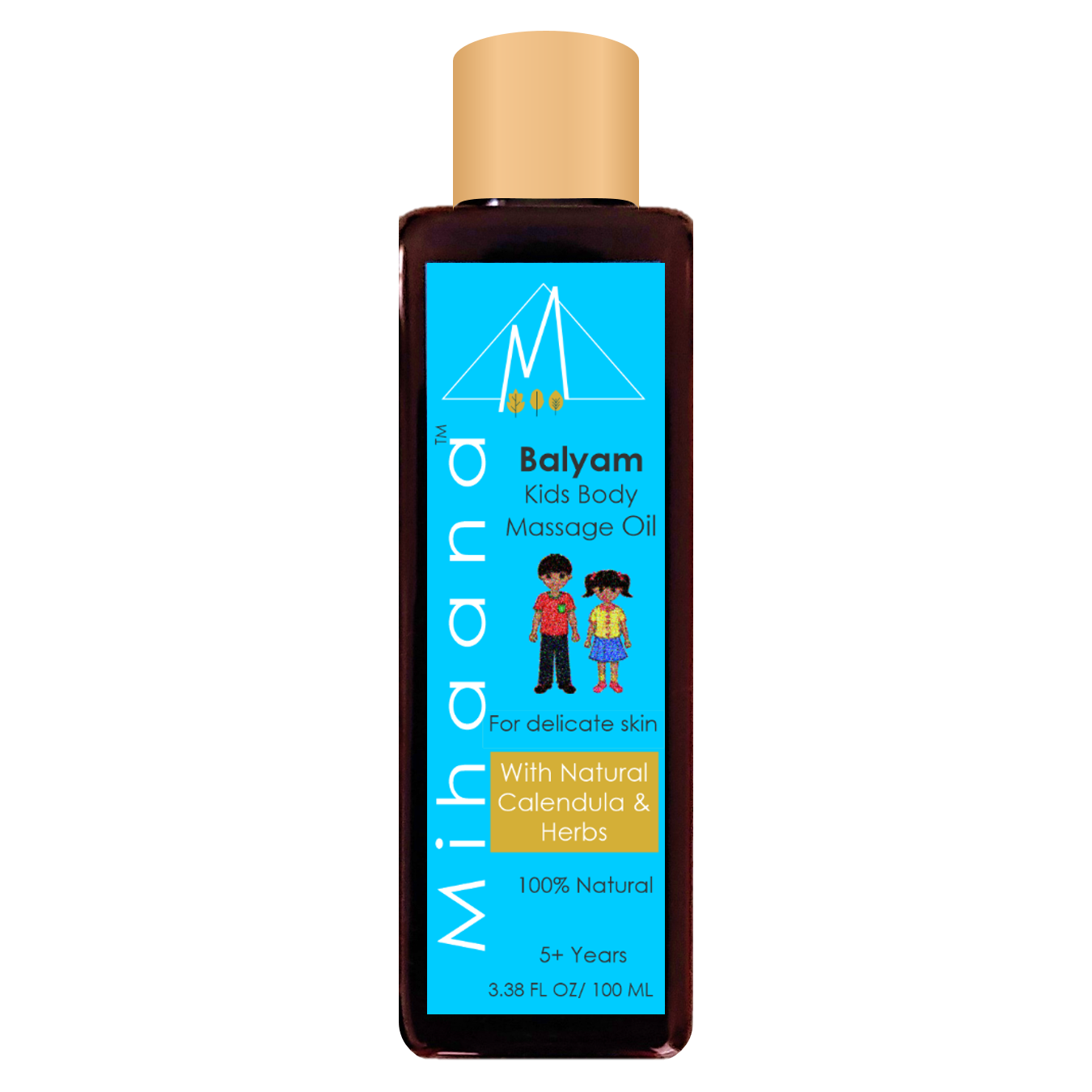 Balyam Kids Body Massage Oil – Calendula — image 1