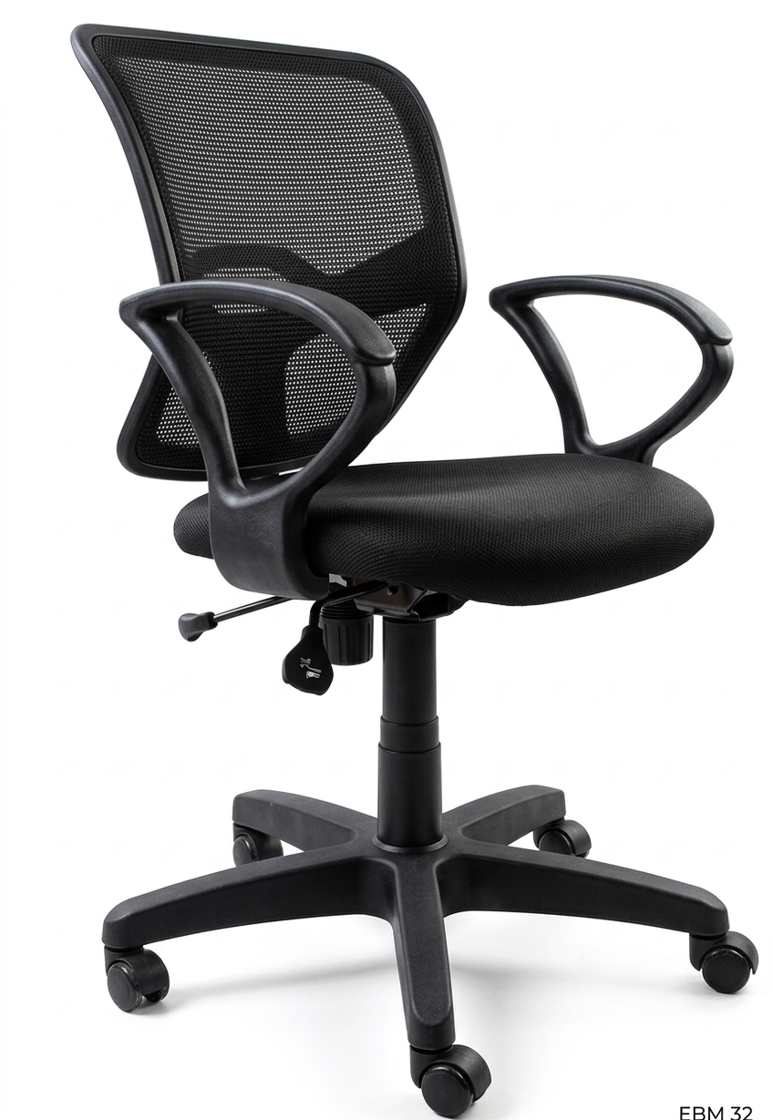 Black Ergonomic Mesh Office Chair — image 1
