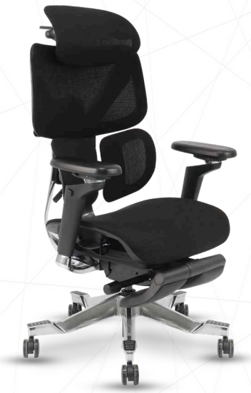 Black Mesh Ergonomic Office Chair — image 1