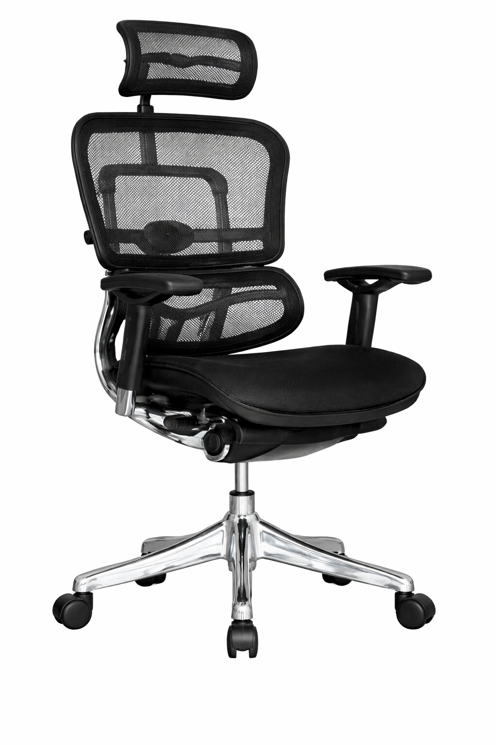 Black Mesh Office Chair — image 1