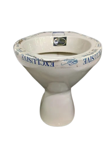 Ceramic White Western Toilet Seat — image 1