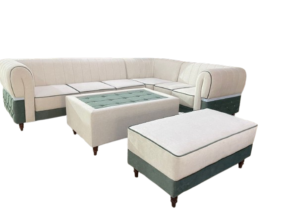 Classic L Shape Sofa Set — image 1