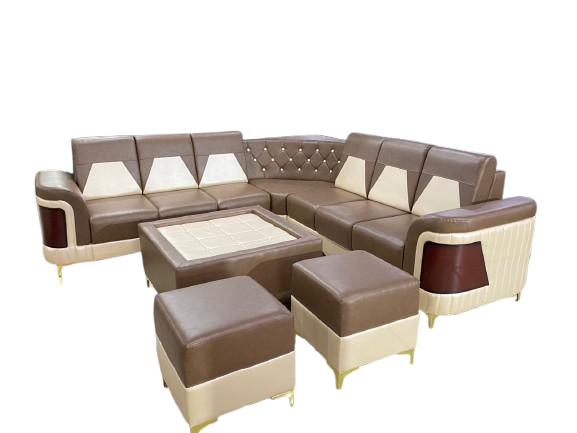 Classic L shape sofa set — image 1