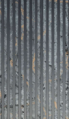 Dark Grey Marble Look Striped Decorative Wall Panel — image 1