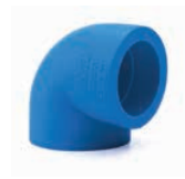 Elbow 90° – Blue PPR Fitting — image 1