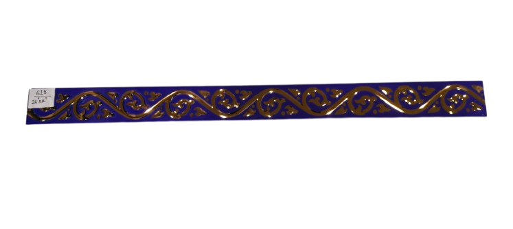 Floral leaf decor wall tile — image 1