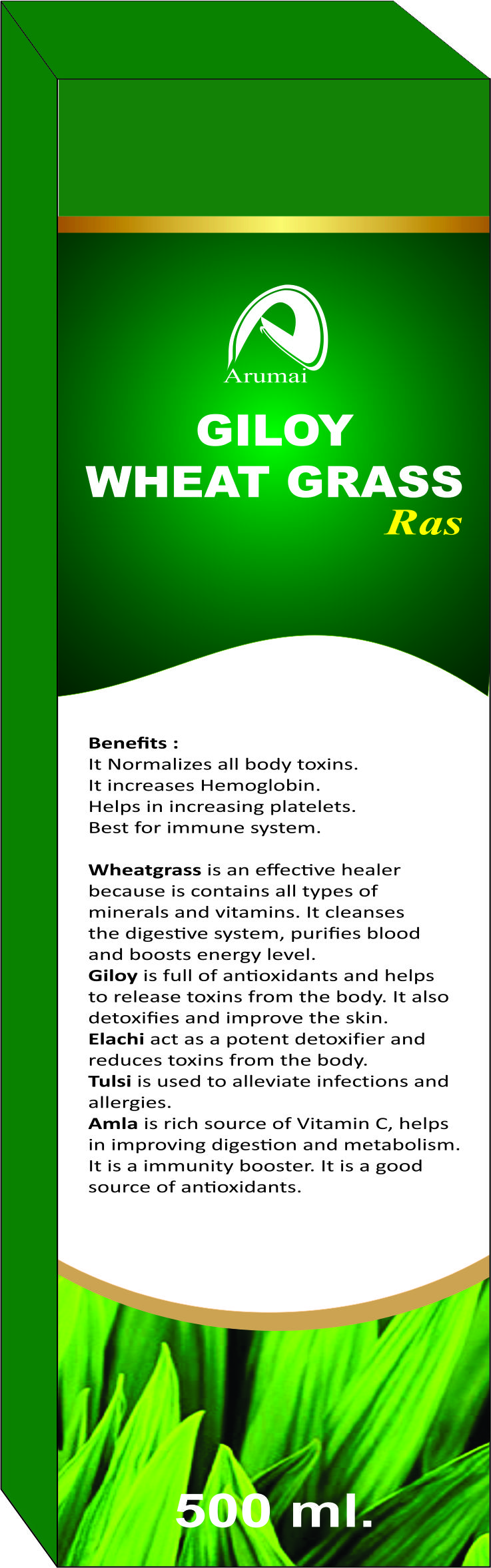 Giloy Wheat Grass Ras — image 2