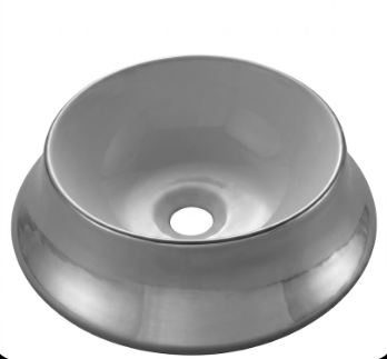 Glossy Silver Designer Wash Basin — image 1