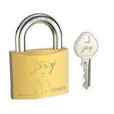 Godrej No. 1 Pin Cylinder 40mm (3 keys) — image 1