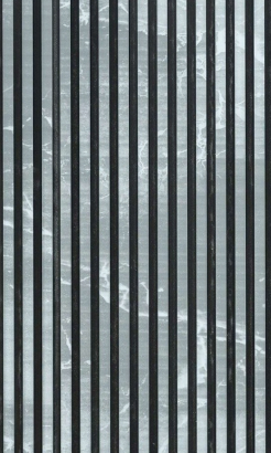 Grey Marble Look Striped Decorative Wall Panel — image 1