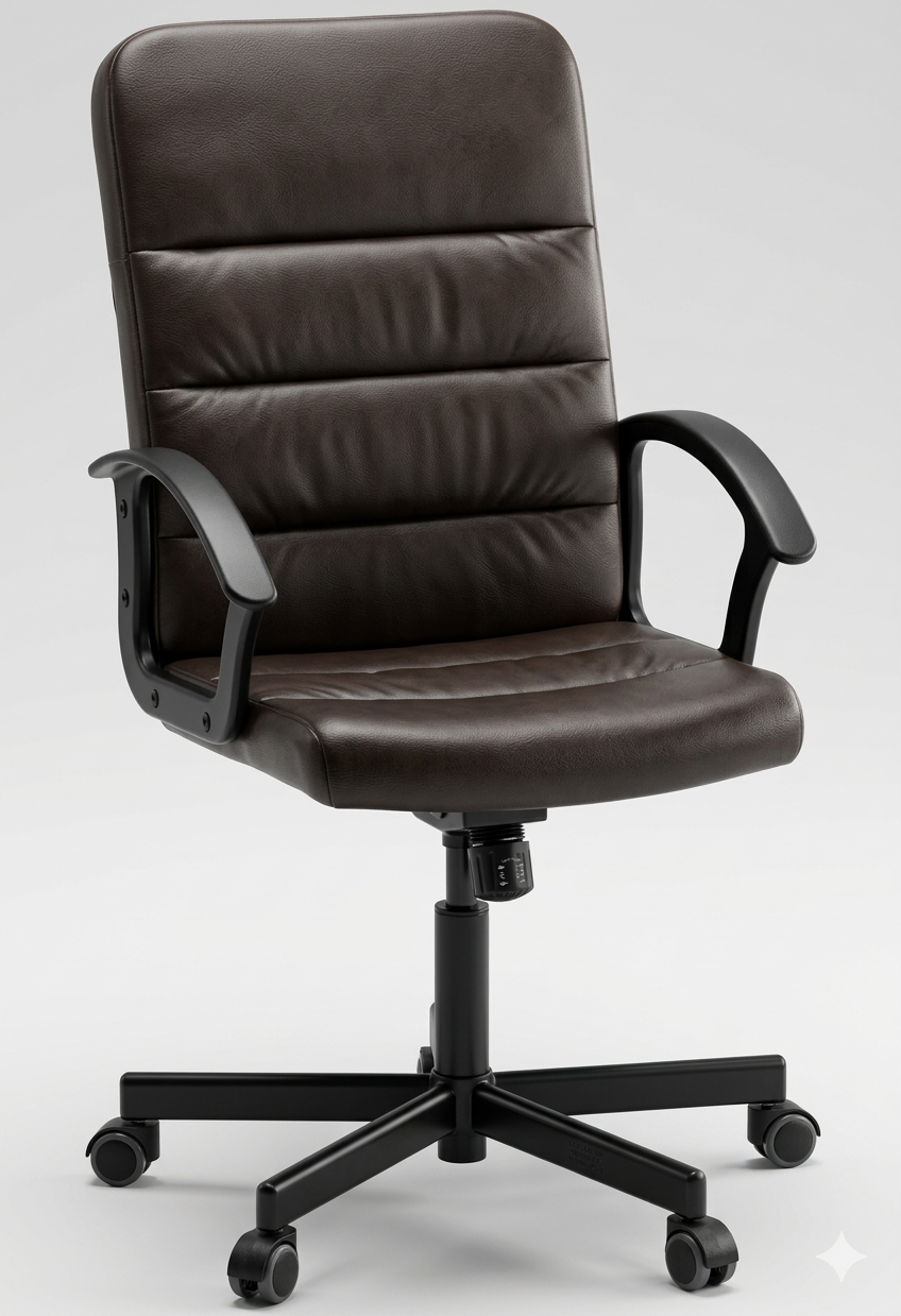 High Back Leather Executive Chair — image 1