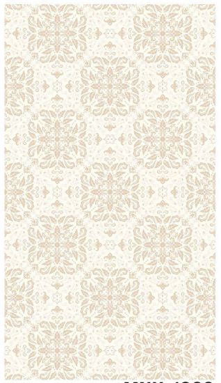 Ivory Classic Floral Medallion Panel — image 1
