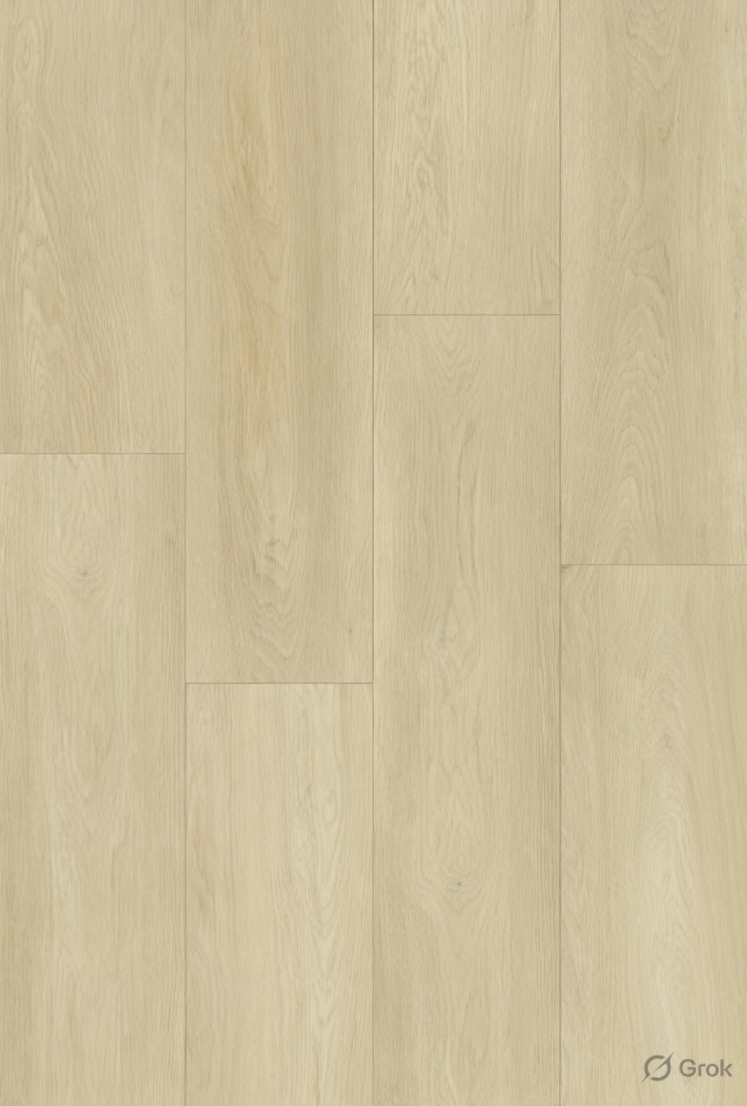 Light Natural Oak Wood-Look Plank Flooring — image 1