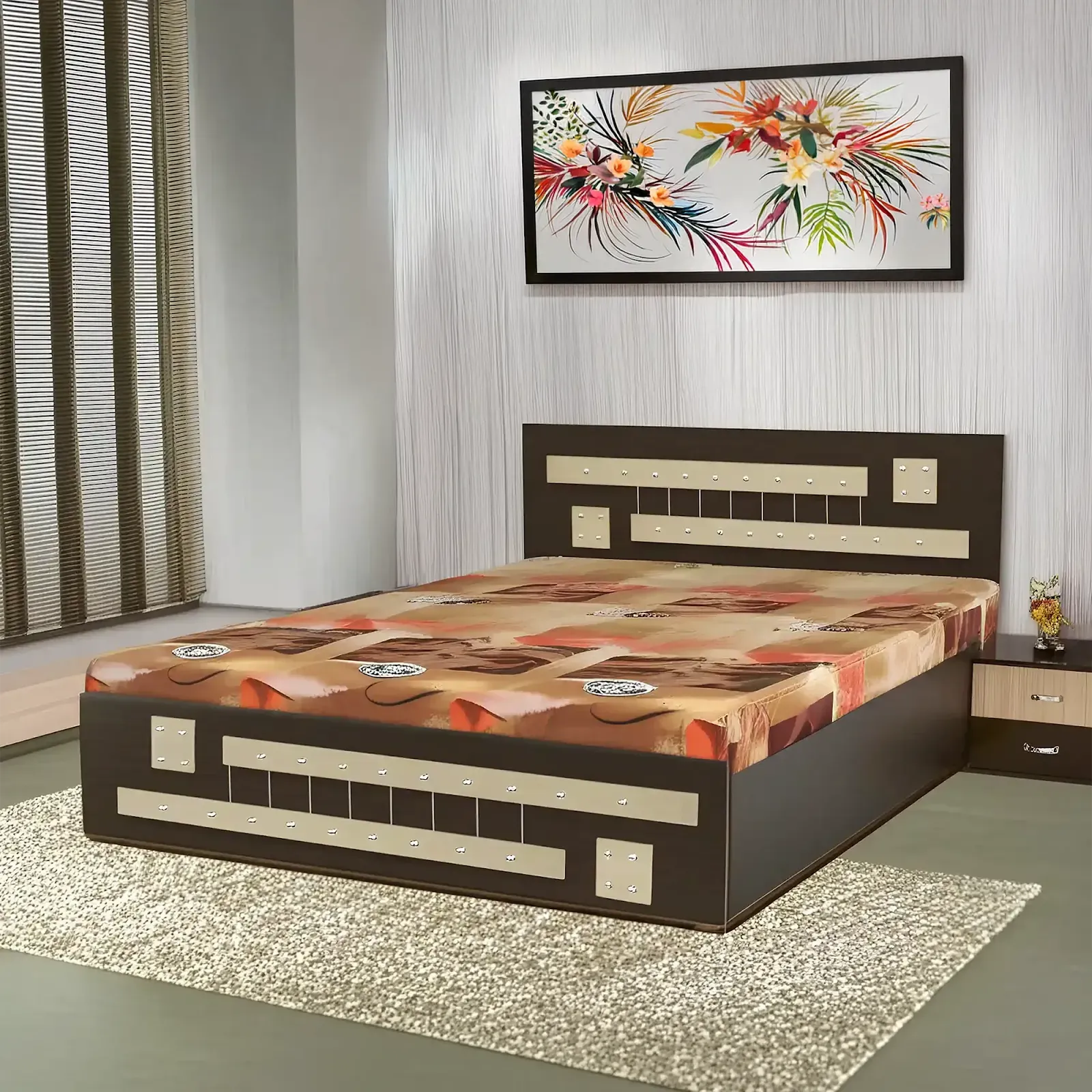 Matrix Modern Storage Bed — image 1