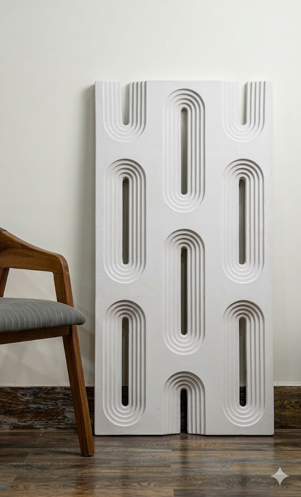 Modern 3D Loop Arch Wall Panel — image 1