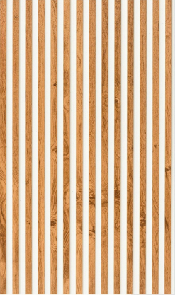 Natural Wood Look Striped Decorative Wall Panel — image 1