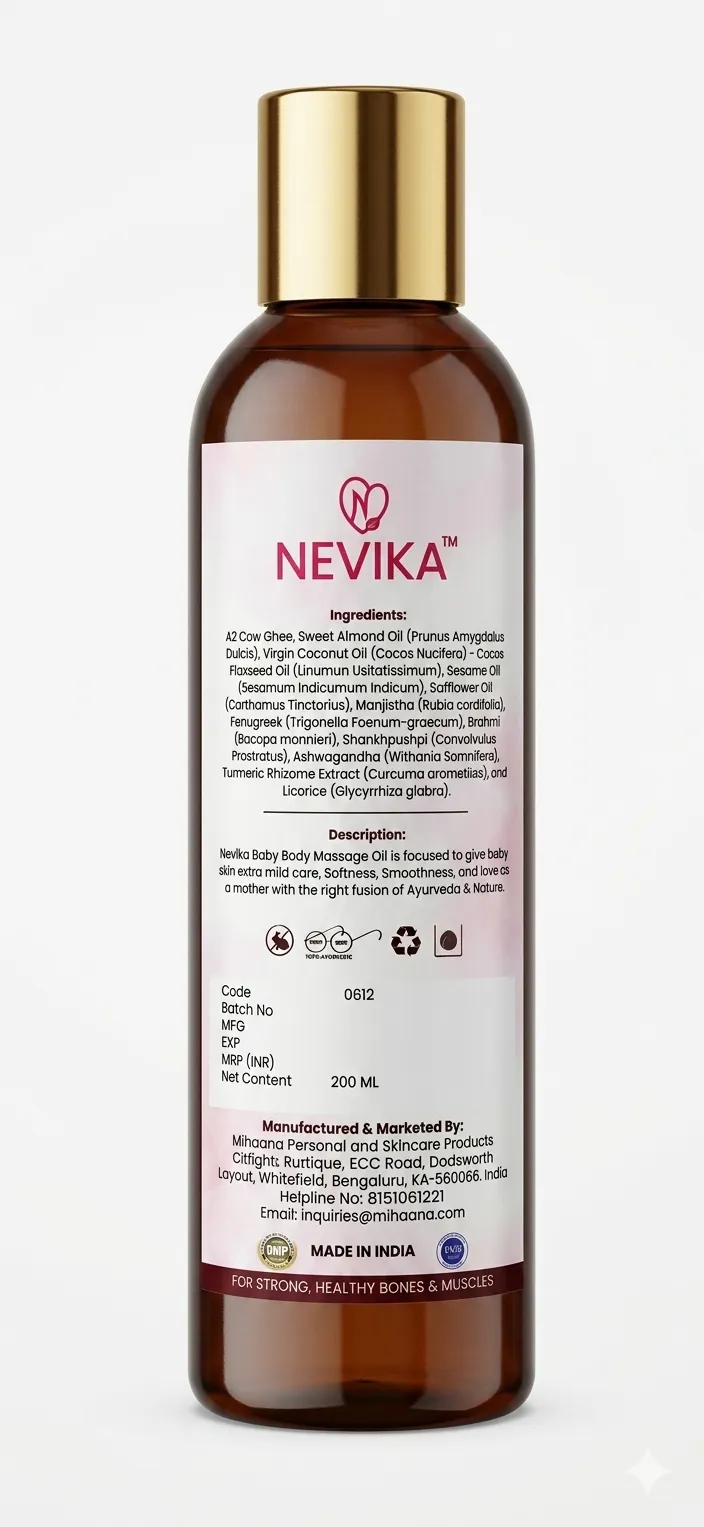 Nevika Baby Body Massage Oil — image 2