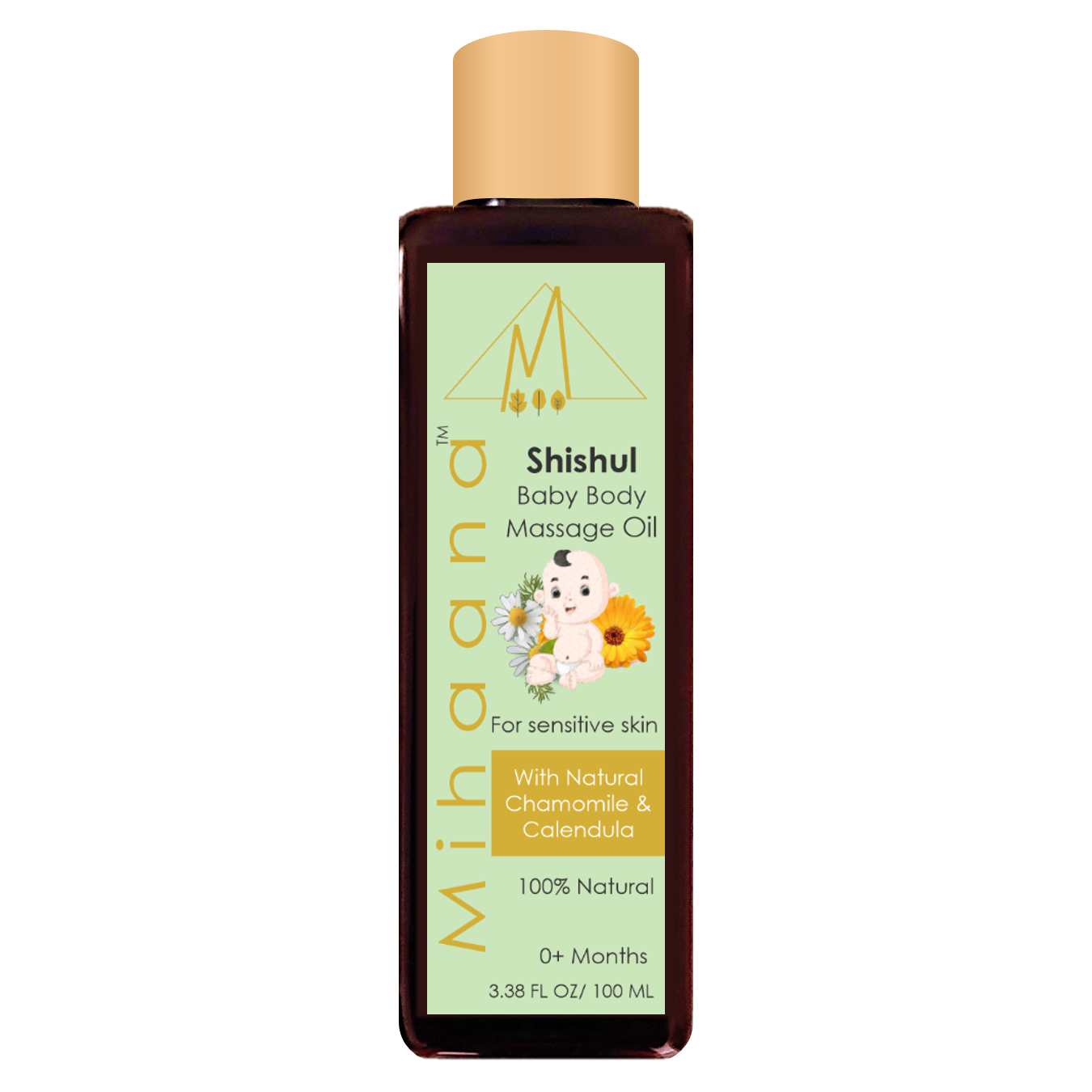 Shishul Baby Body Massage Oil Chamomile — image 1