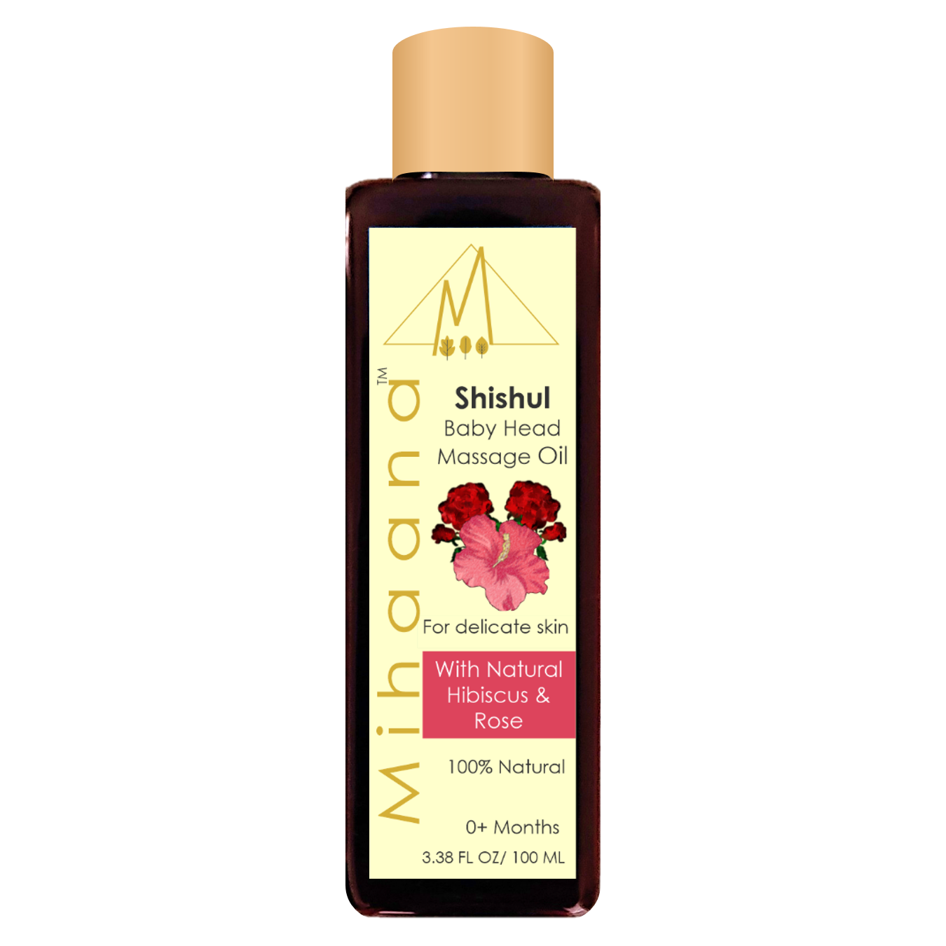 Shishul Baby Head Massage Oil – Hibiscus — image 1