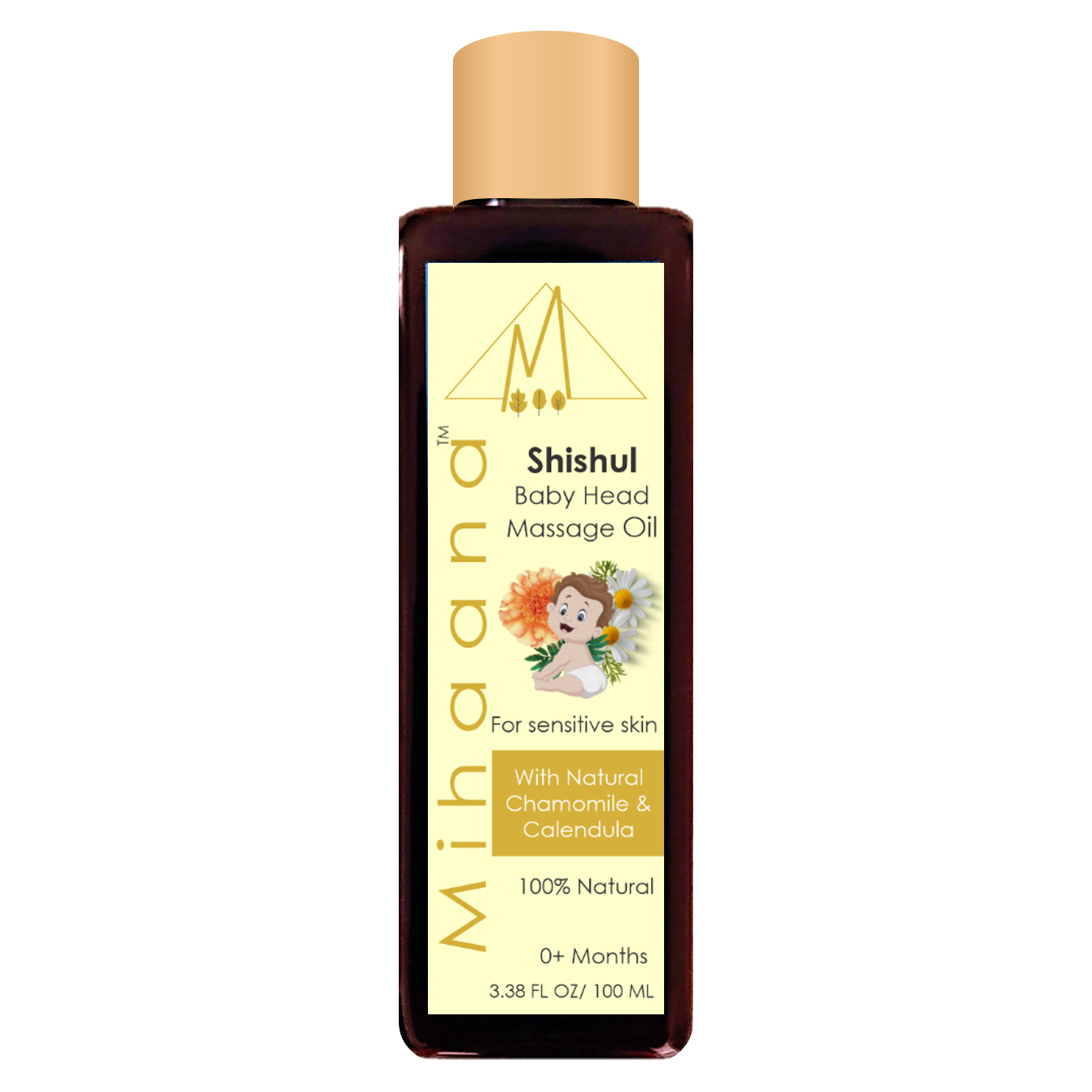 Shishul Baby Head Massage Oil Chamomile — image 1