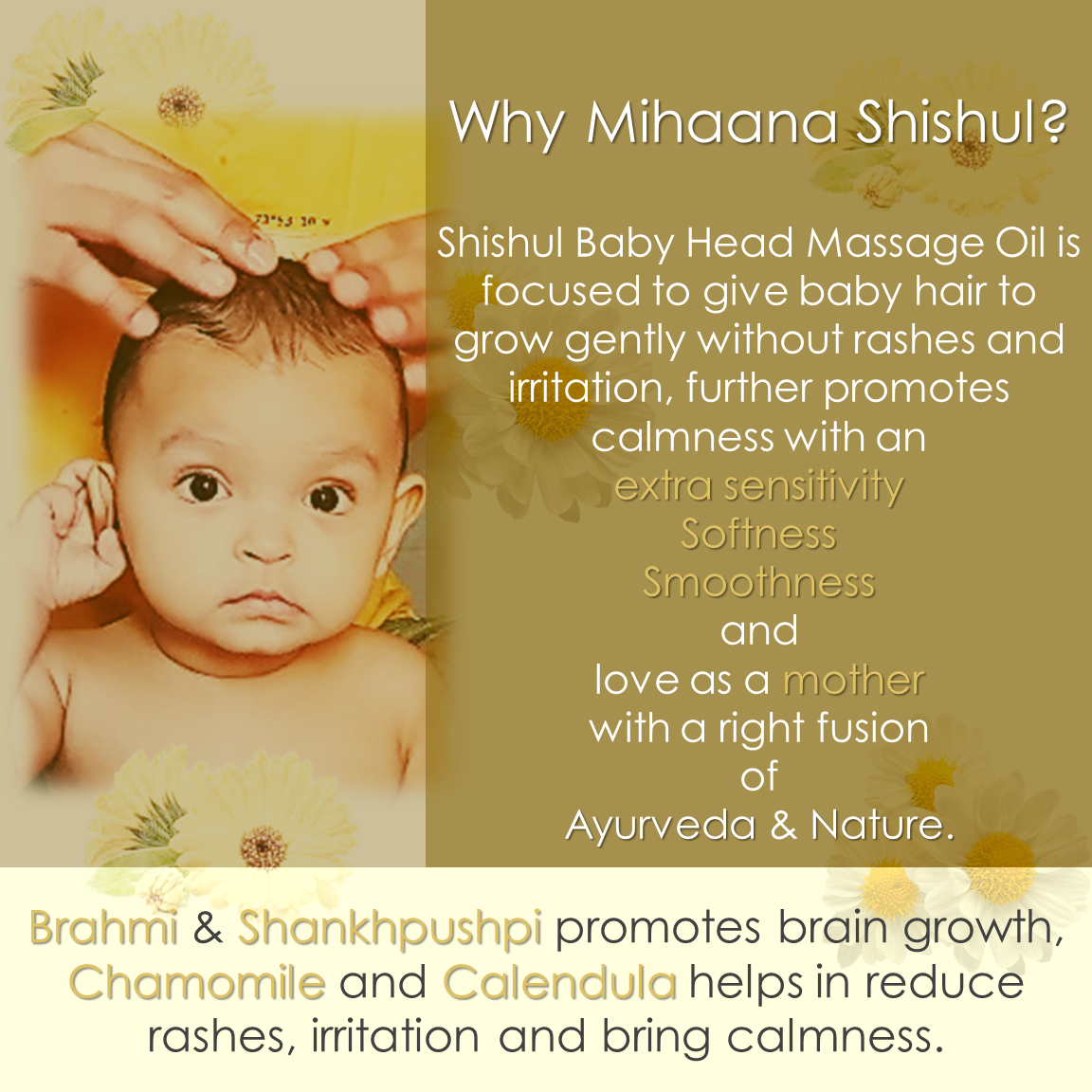 Shishul Baby Head Massage Oil Chamomile — image 2