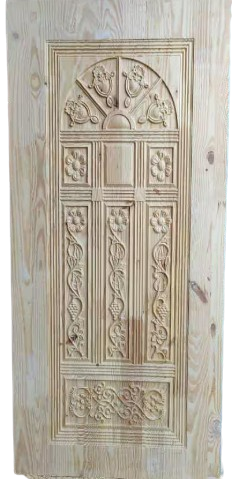 Solid Wooden Carved Door — image 1