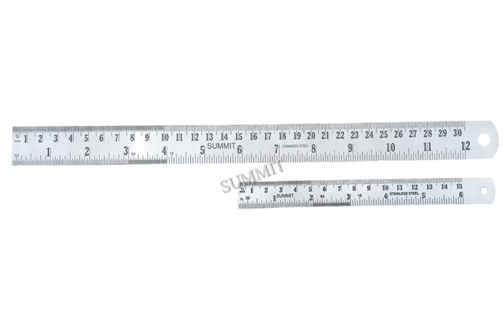 Stainless Steel Scales Ruler — image 1