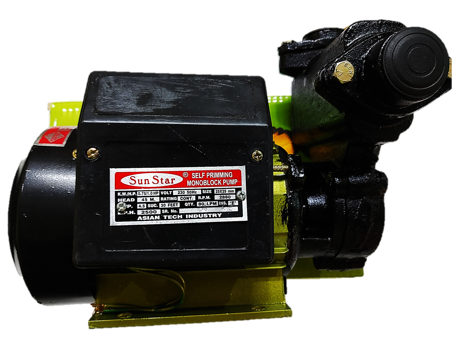 Sun Star Self Priming Monoblock Pump 1 HP — image 1