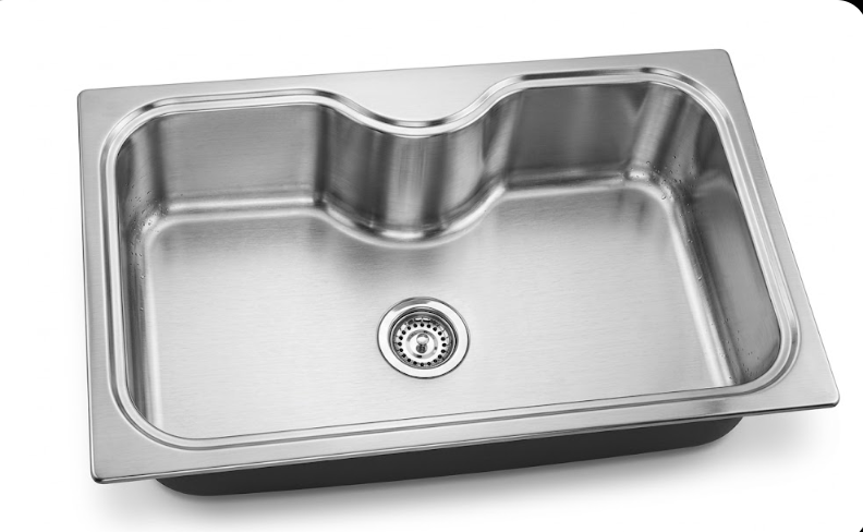 U Designer Single Bowl Stainless Steel Kitchen Sink — image 1