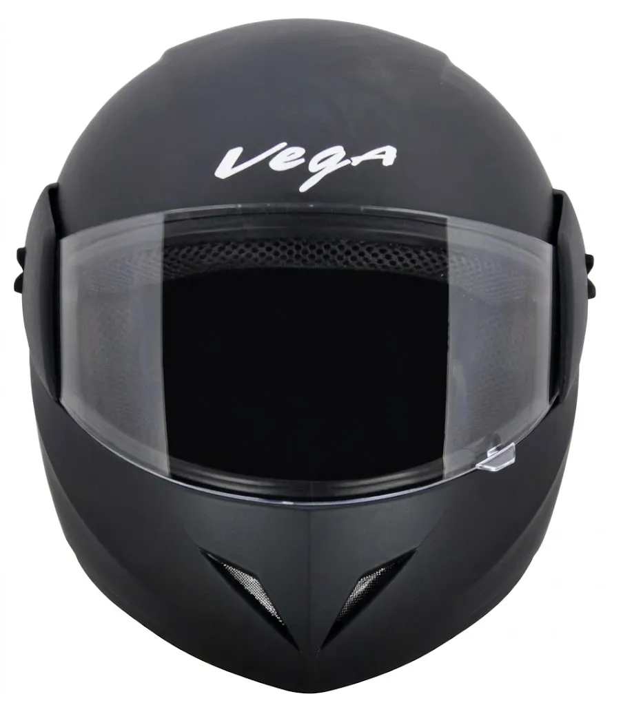 VEGA Cliff Dx Dull Black Full Face Medium Helmet — image 2