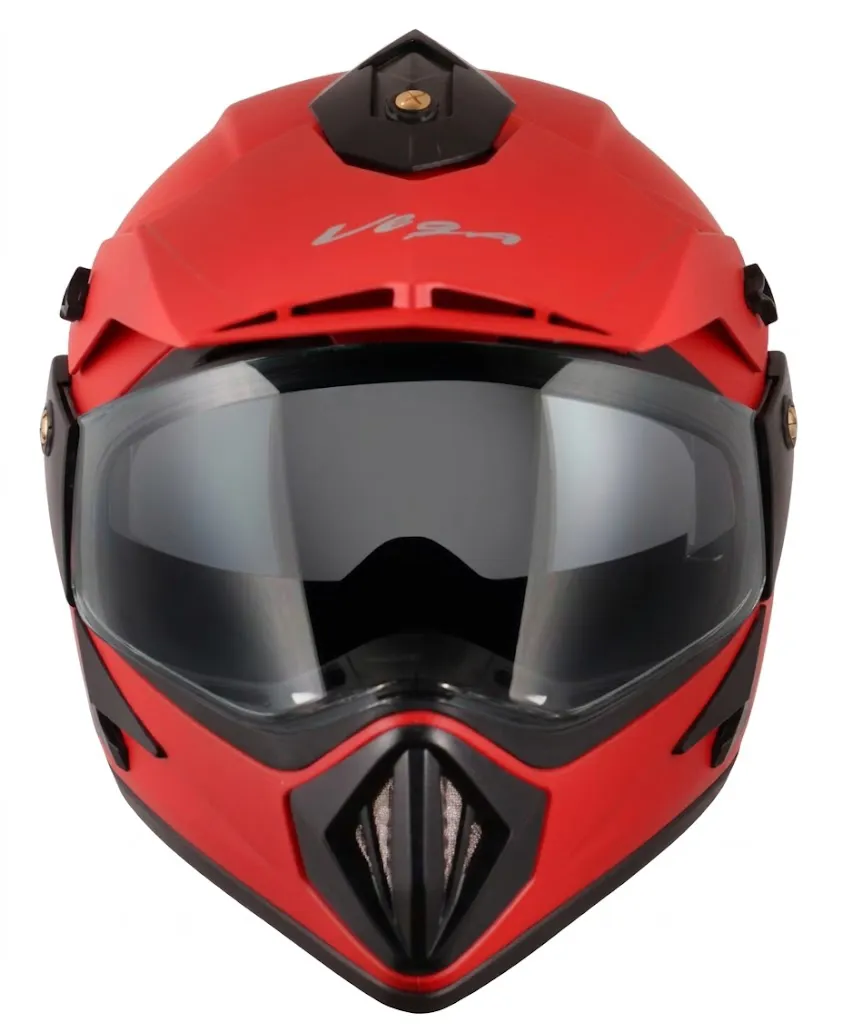 VEGA Off Road D/V Dull Red Off-Road Helmet Medium Helmet — image 1