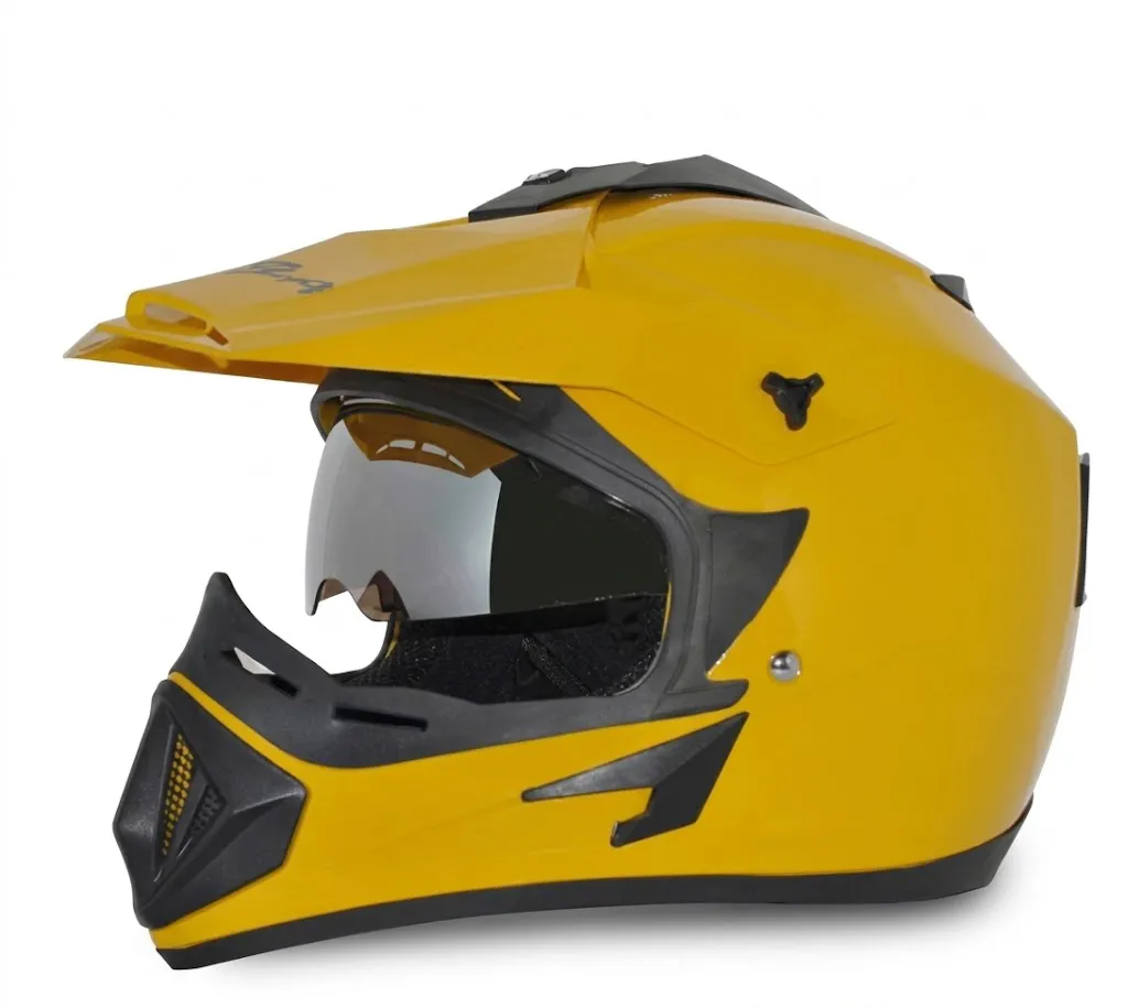 VEGA Off Road D/V Yellow Off-Road Helmet Medium Helmet  — image 2