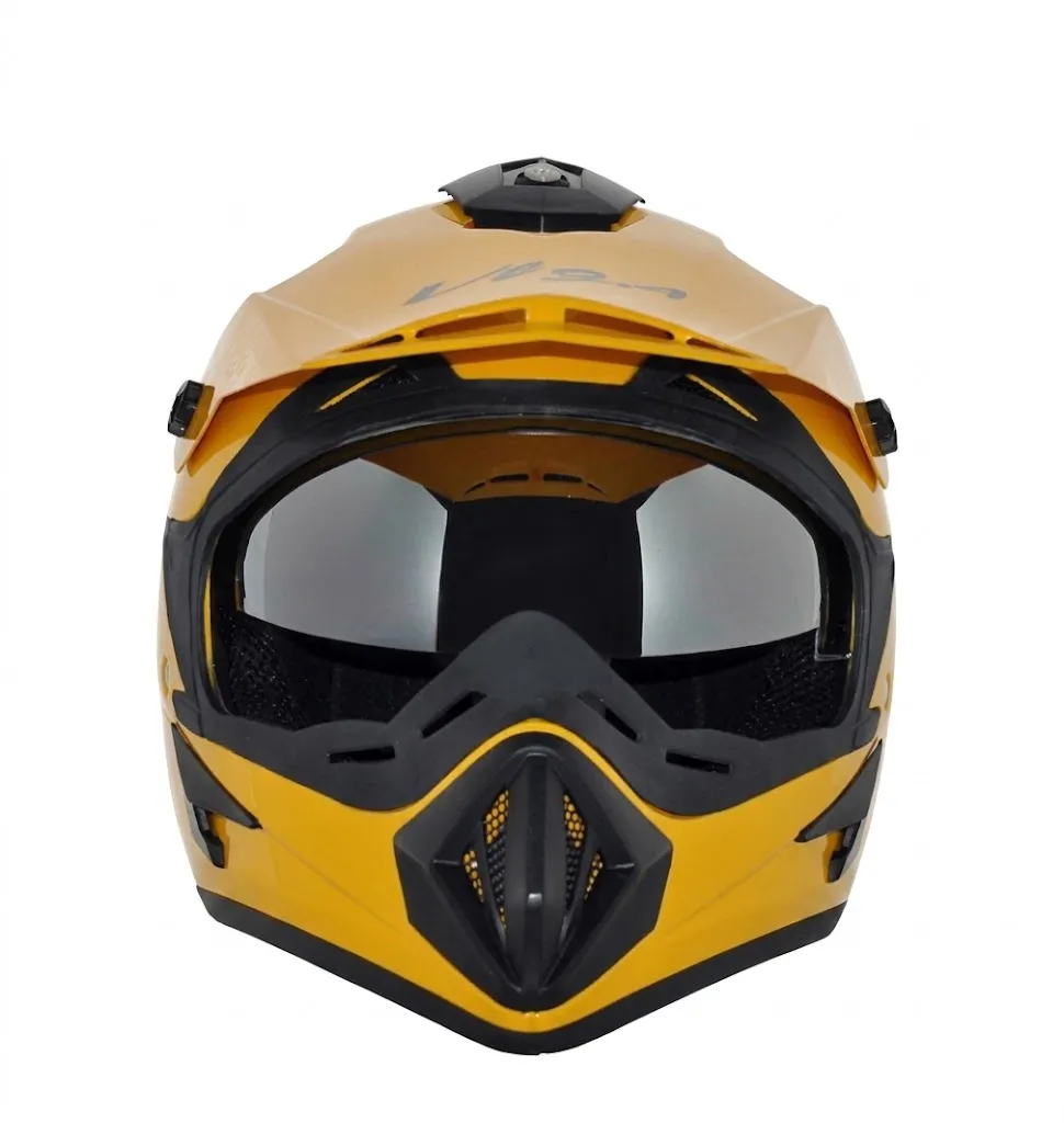 VEGA Off Road D/V Yellow Off-Road Helmet Medium Helmet  — image 1