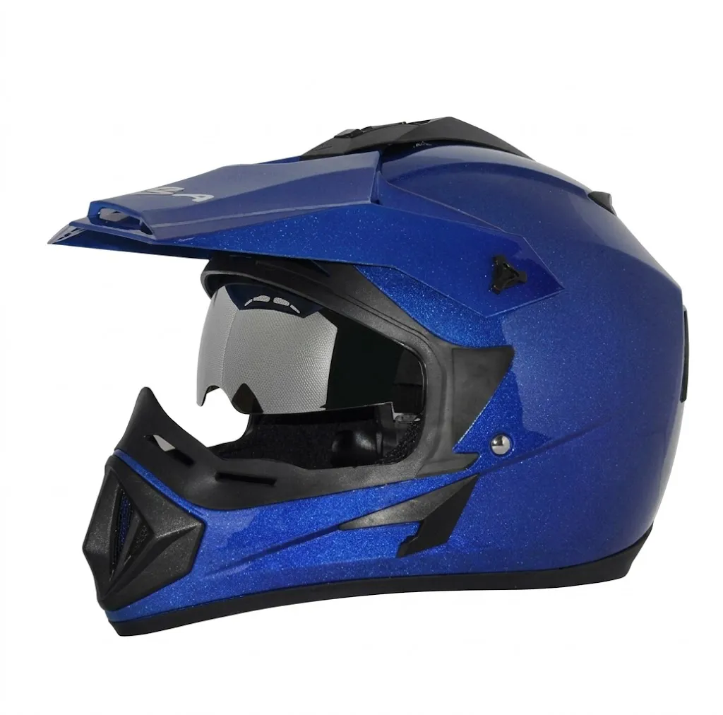 Vega Off Road D/V Blue Off-Road Helmet — image 1