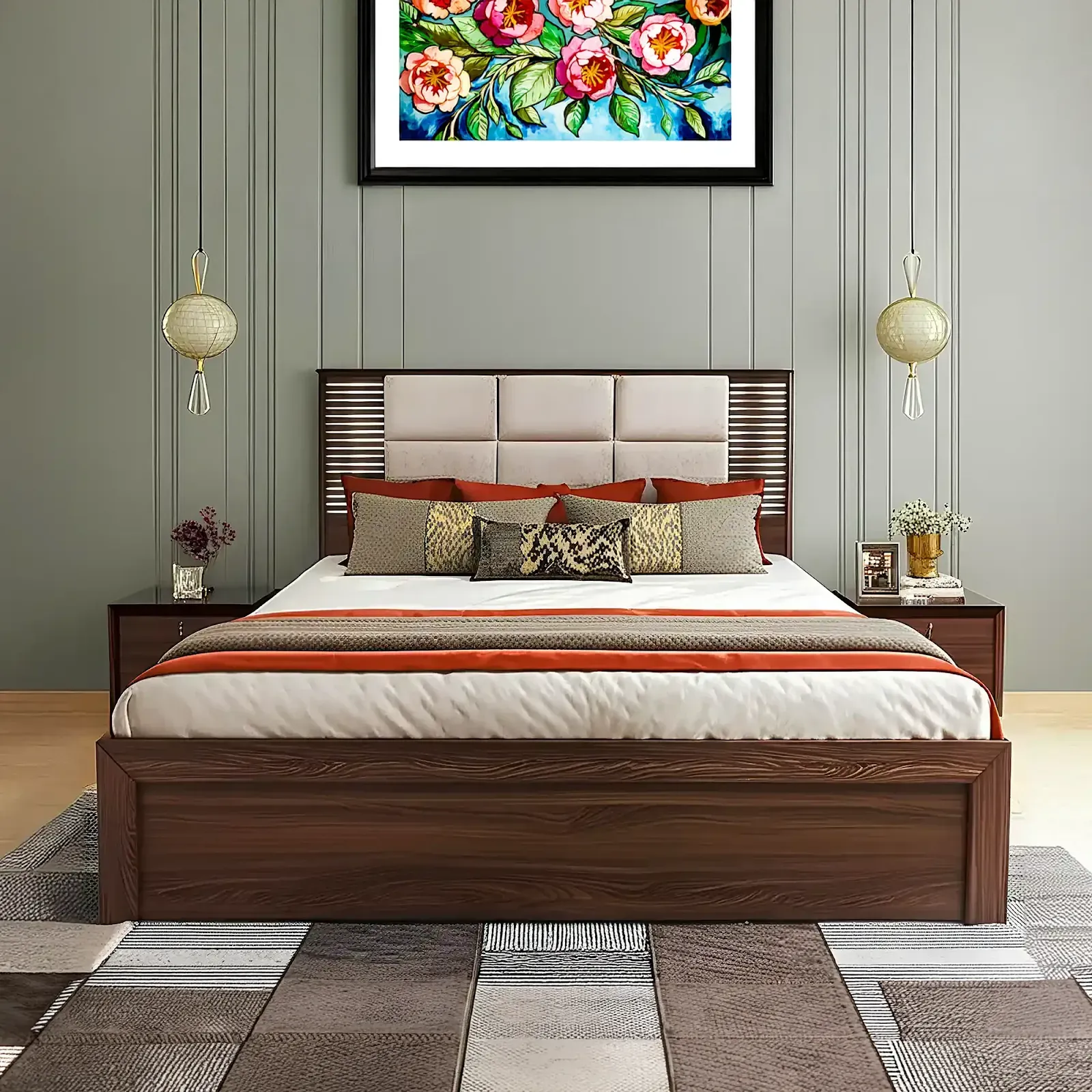 Venice Modern Storage Bed — image 1