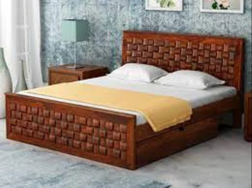 Wooden Double Bed — image 1