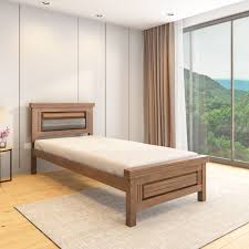 Wooden Single Bed — image 1