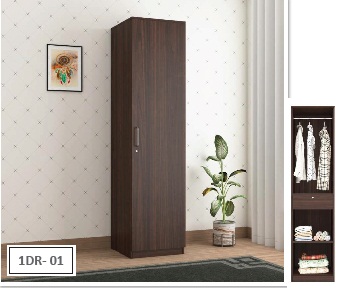 single door wardrobe — image 1